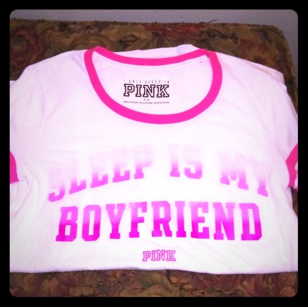 PINK  Victoria's secret tshirt nightgown (S) NWOT